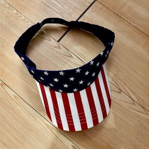 Patriotic Star and Stripe Visor